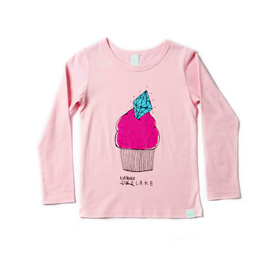 Minti Long Sleeve Tee Diamond Cupcake Ballet